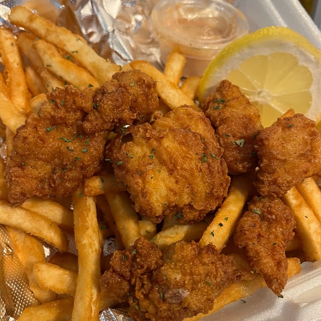 Fried Gator Tail.